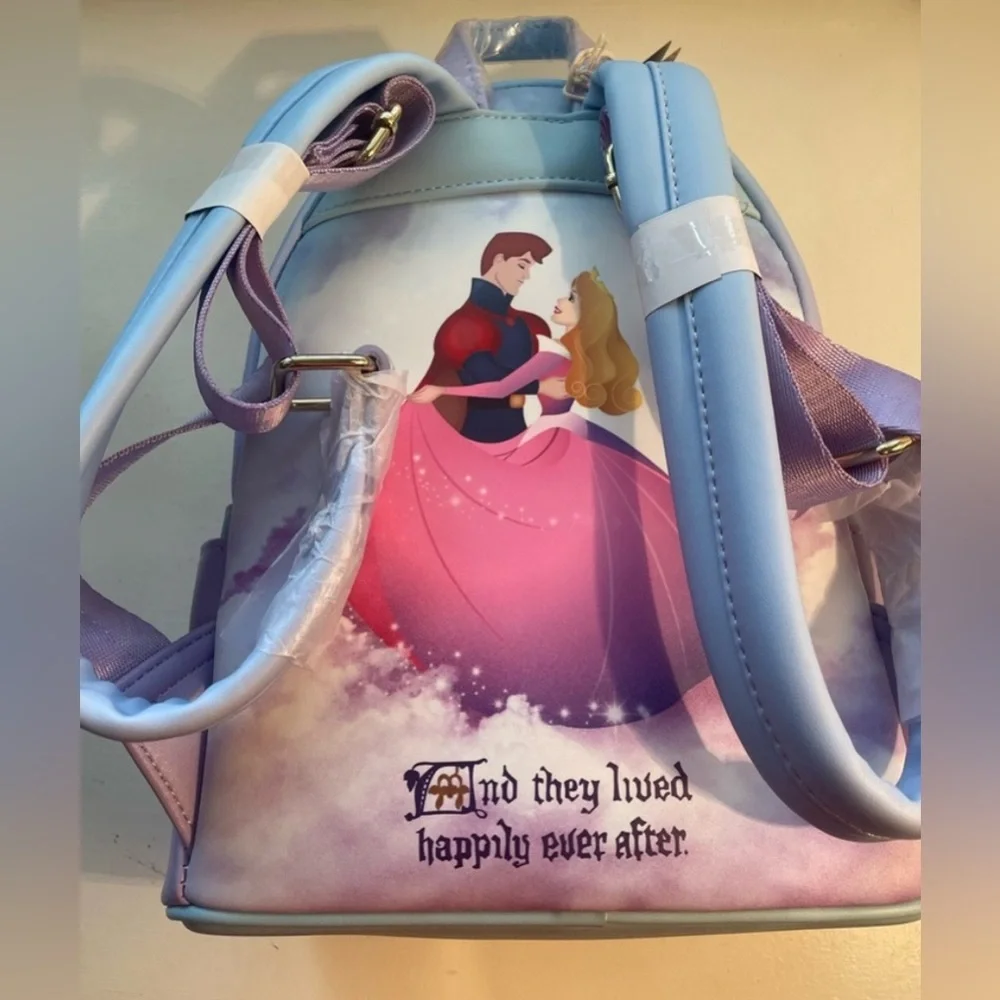 Loungefly Princess Castle Series Sleeping Beauty Mini Backpack NWT